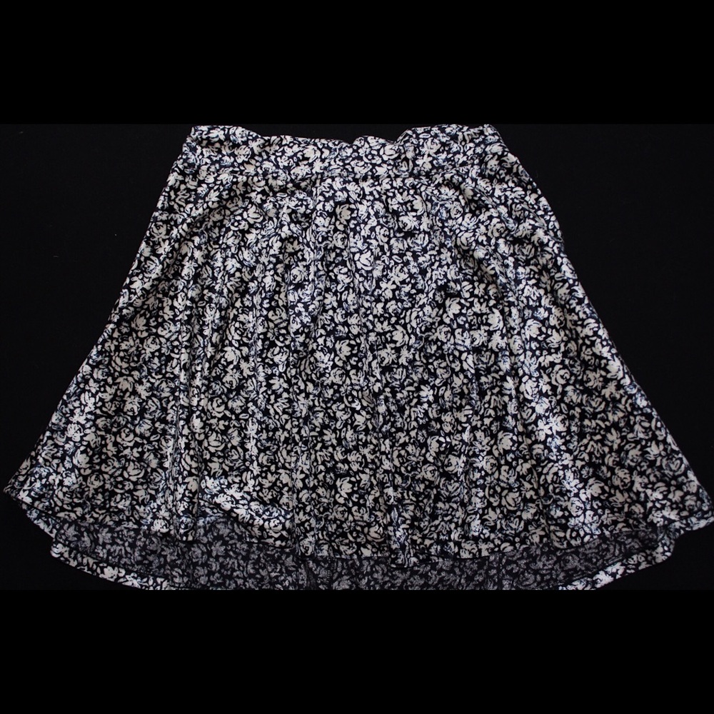 Hollister Velvet Mini Skirt